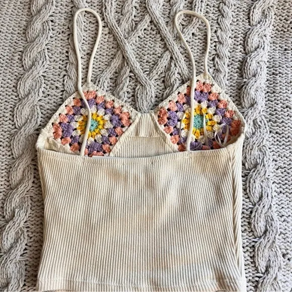 ZARA Crochet Crop Tank Top XS-S NWT‎ - Image 6
