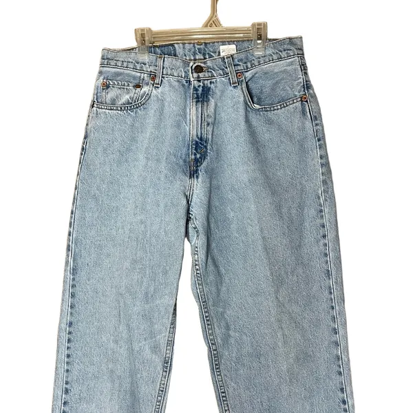 Levi's 561‎ Loose Fit Straight Leg Jeans Size 12 Light Wash Button Fly Vintage - Image 2