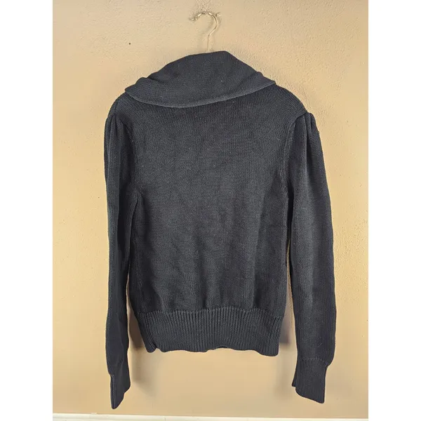 Ralph Lauren Sport Womens Black Cardigan Sweater Large - Image 2