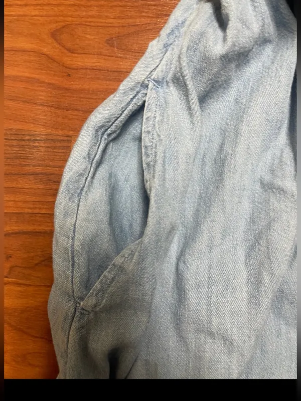 Old Navy Fit & Flare Knotted Jean mini Dress, size XS - Image 7