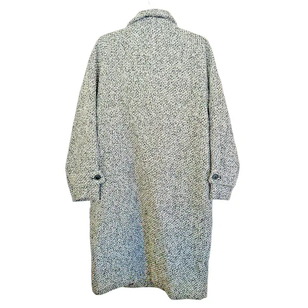 Universal Threads Women's Double Breasted Cocoon Overcoat - Gray Large - Image 5
