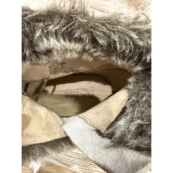Kenneth Cole REACTION Women's Hum Along Faux Fur Bootie Alpine Lace Boot 8.5 - Image 9