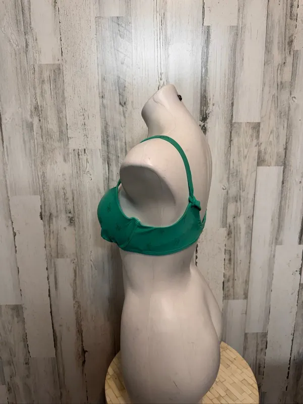 Aerie Bridget Underwire Push Up Bikini Top 34D Green Palm Tree Print - Image 2
