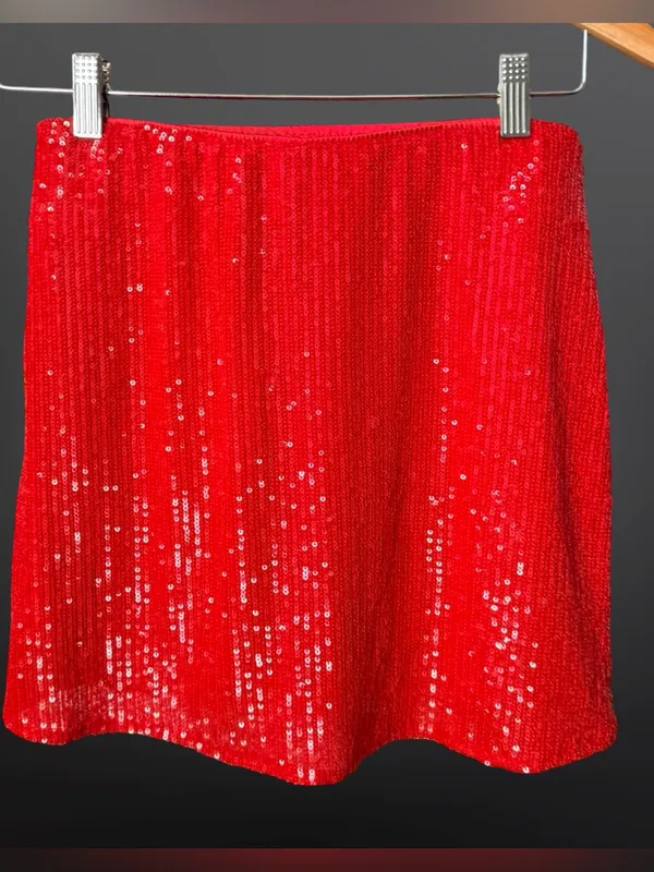 ✨ Show Me Your Mumu All Night Sequin Mini Skort XS NWT - Image 9