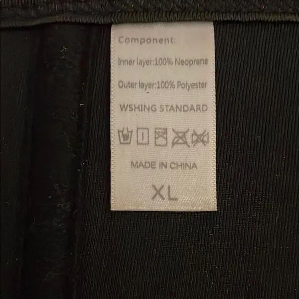 Source Unknown Black Waist Trainer Corset Adult Size Extra Large Unbranded - Image 2