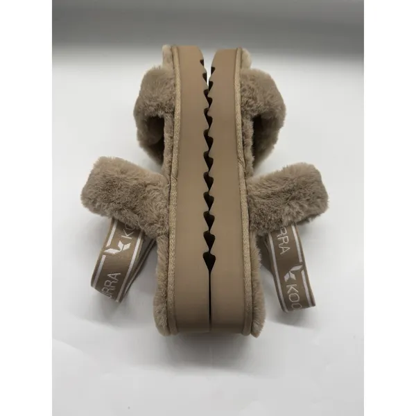NWOB Koolaburra by UGG Backstrap Fuzzy Sandals Fuzz Oh Amphora Size 9 - Image 8
