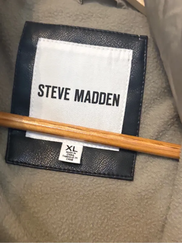Steve‎ Madden Tan Longer Length Puffer Coat Size XL - Image 6