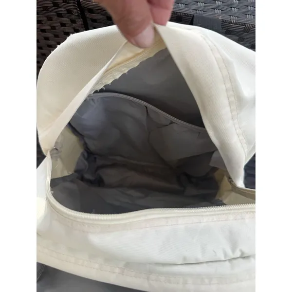 JanSport Beige/Brown Solid Backpack Zip Closure Outer & Bottle Pockets - Image 8