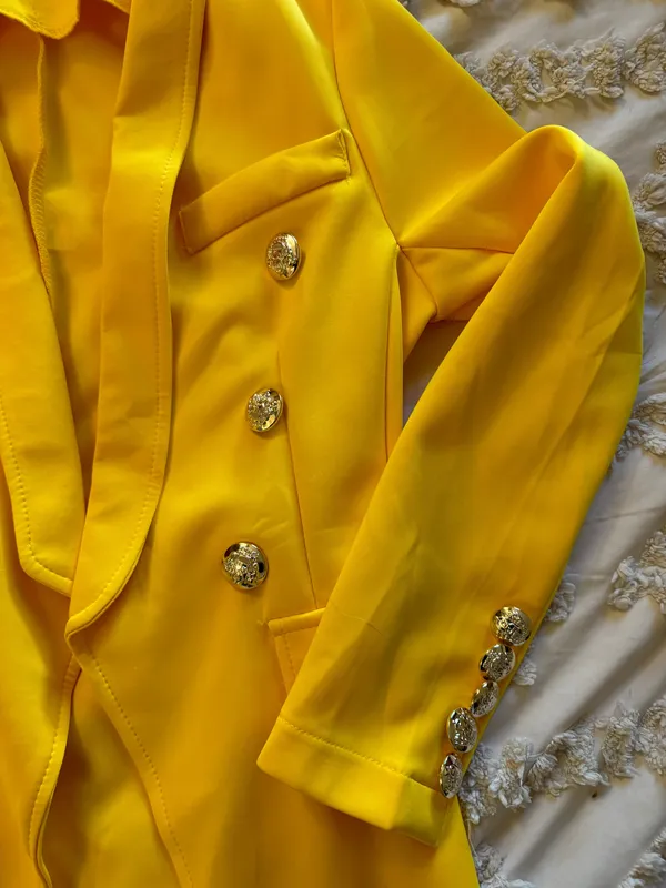 Yellow Blazer Size M - Image 3