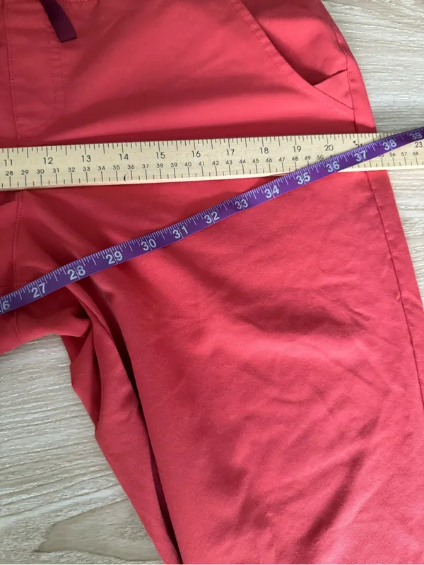 Figs Large Petite Zamora Joggers Orange Red Dentist Doctor Nurse Fall - Image 6