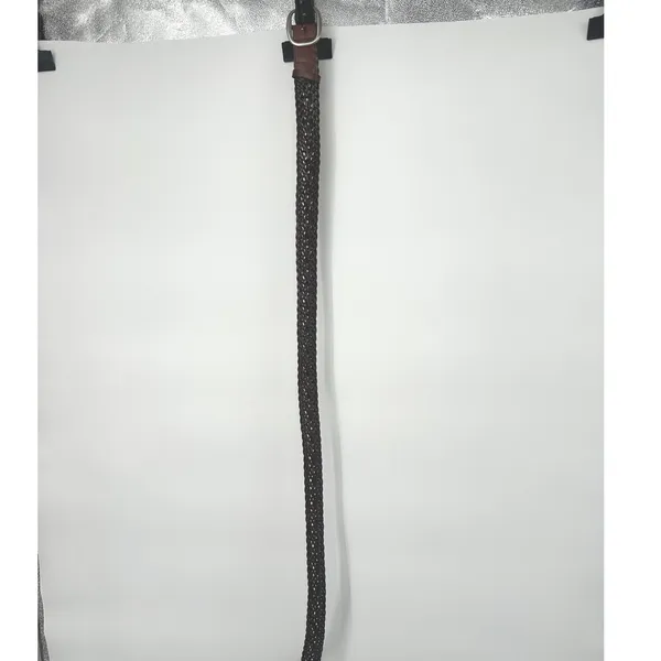 Rolfs Braided Belt Womens‎ Large Brown Faux Leather Woven Boho Classic Casual - Image 6