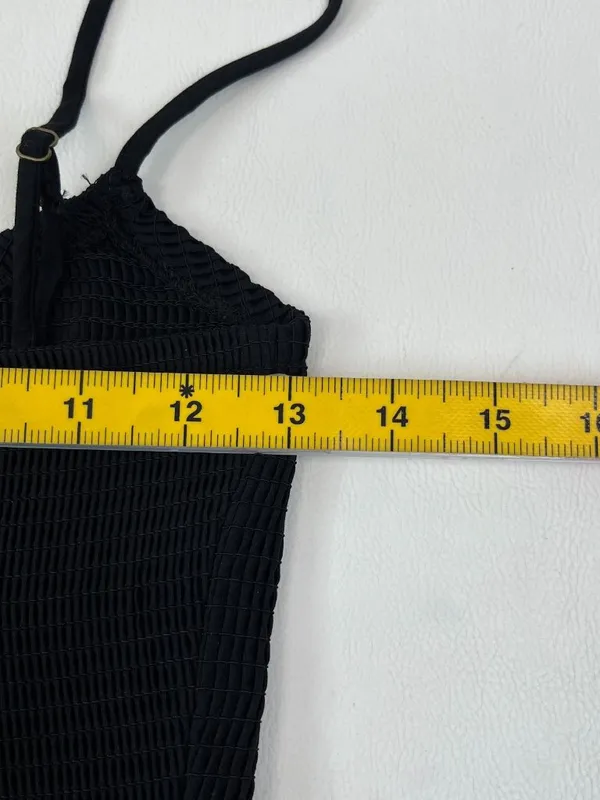 NWOT Farm Rio Cotton Black Sleeveless Midi Dress Size L - Image 13