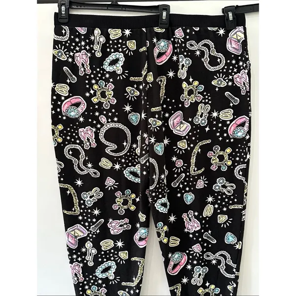 Cuddl Duds Sweater Knit Pajama Set NEW Long Sleeve Pants XXL Black Diamond Jewel - Image 10