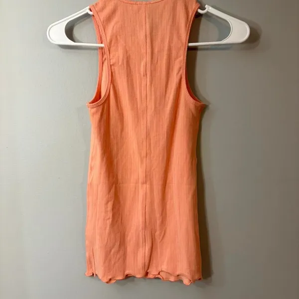 NWT Free People orange tank‎ top Size S - Image 2