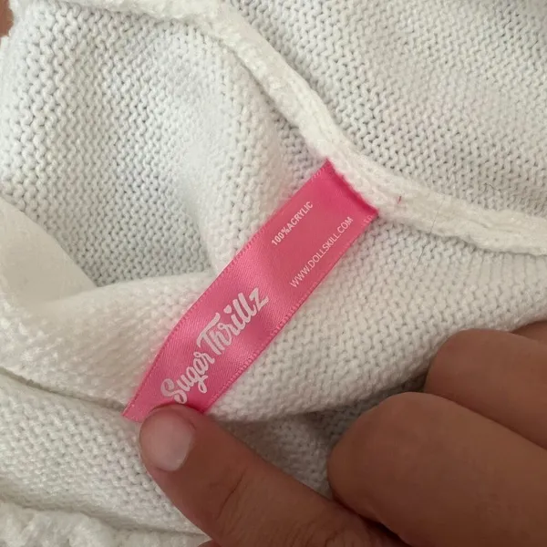 Sugar Thrillz white mini skirt‎ small White - Image 7