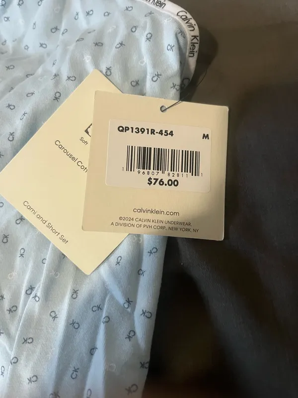 Calvin Klein Pajama Set Tank Shorts - Image 2