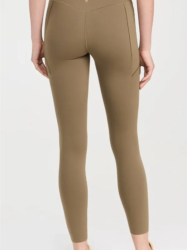 Rhône High-Waist Sculpting Leggings in Olive Taupe - Image 3