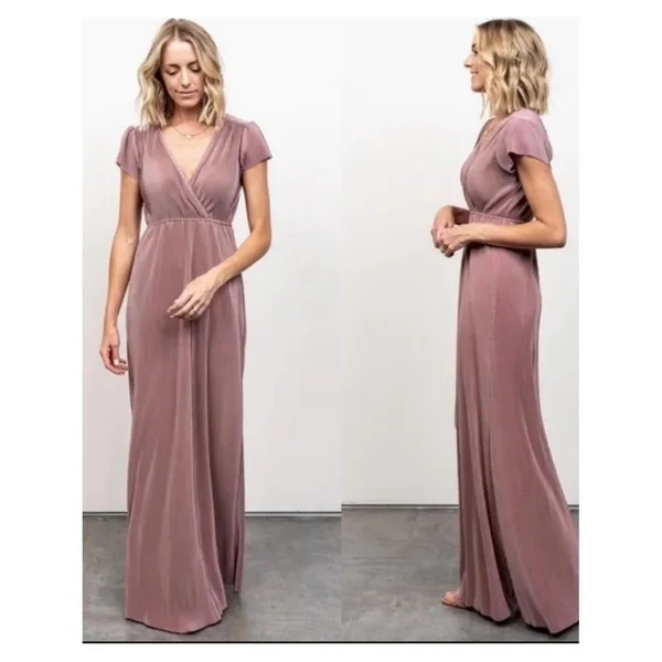 Baltic Born Rose Athena Pleated Maxi Dress XXXL - Image 2