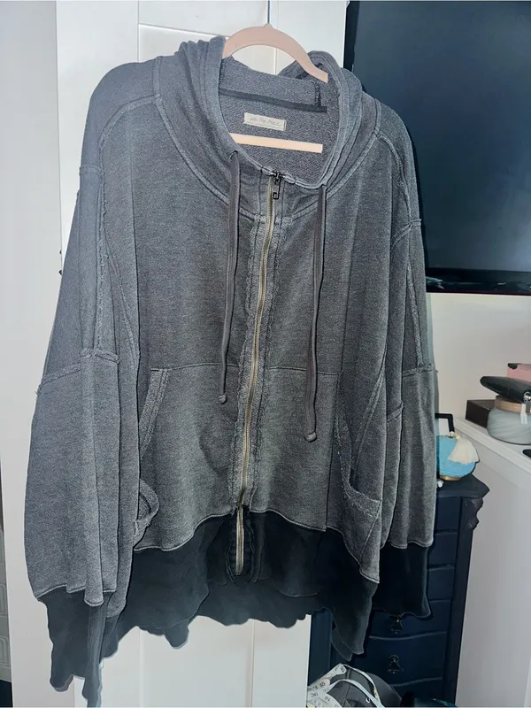 Free People We The Free - Camden Hoodie- Washed Black - Image 6