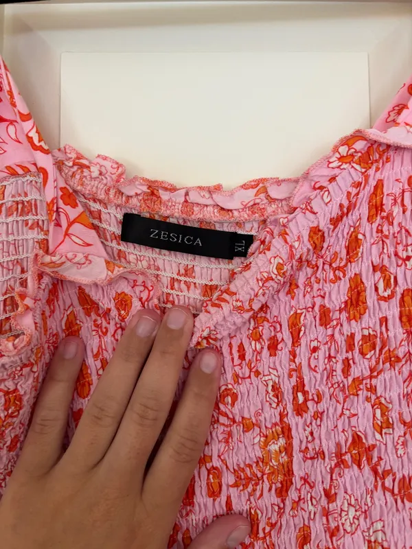 Amazon Pink and Orange Mini Dress - Image 4