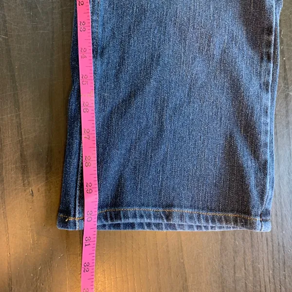 LL Bean Classic Fit Straight‎ Leg Jeans Womens 14 Tall Basic Stretch Everyday - Image 9