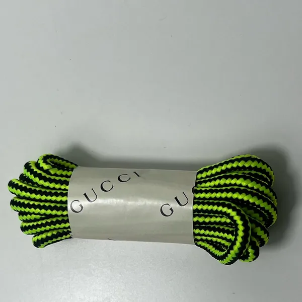 Gucci Technical Knit Fabric Wave Green Sneaker Shoe Shoelaces Laces Replacements - Image 3
