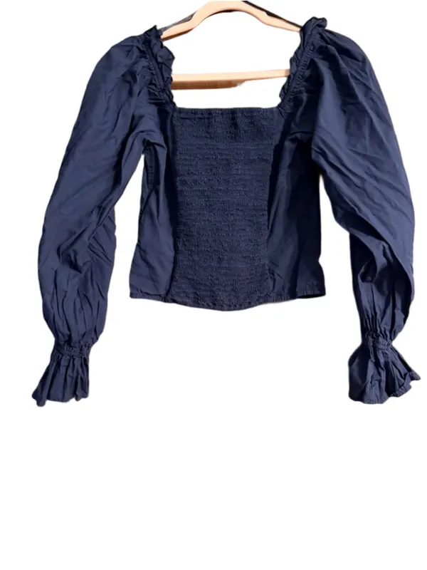Anthropologie Puff-Sleeved Sweetheart Blouse Size XS - Image 8
