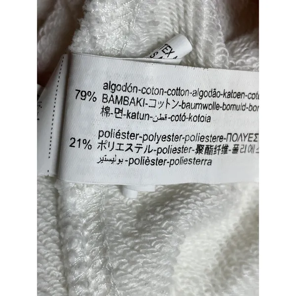 Zara LA Women's Embroidery Patchwork Plush Crop Varsity Sweater Sweatshirt Top S - Image 6