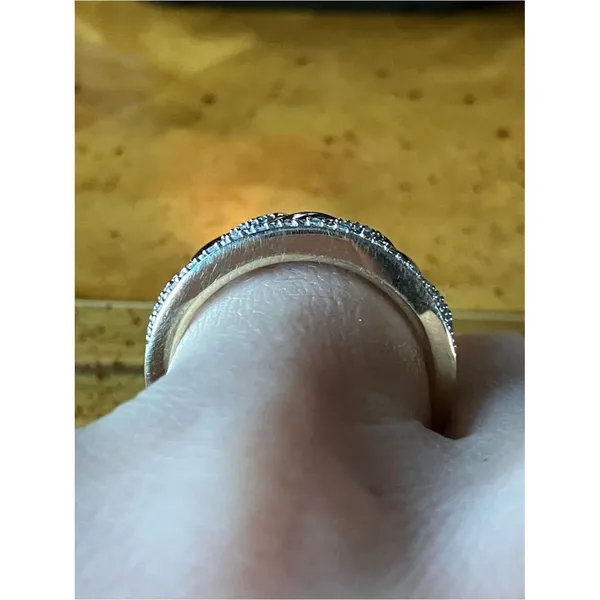 Natural White Diamond Ring Size 7 Gold - Image 2