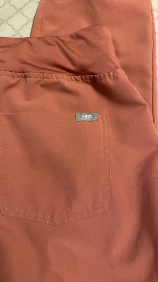 FIGS Scrub Pants Zamora Jogger High-Waisted Mauve - Image 3