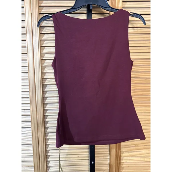 OGL Halter Neck Open Back Bra Tank Cranberry Purple Size S NWT - Image 5