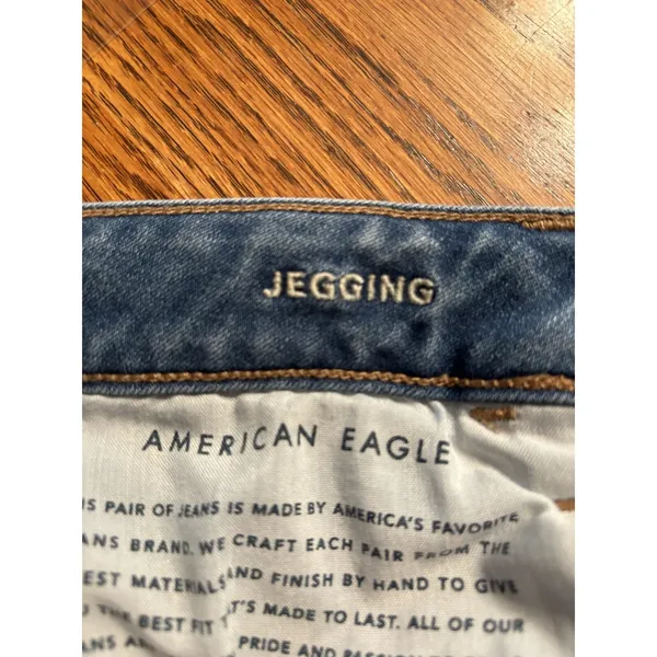 American Eagle, NE(X)T level stretch, Womens, Size US 4,Blue Denim,Jeggings‎ - Image 12
