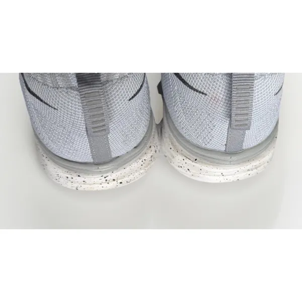 Nike Flyknit Lunar 2 Women's US 10 White Gray 677150-001 Running Shoes - Image 6