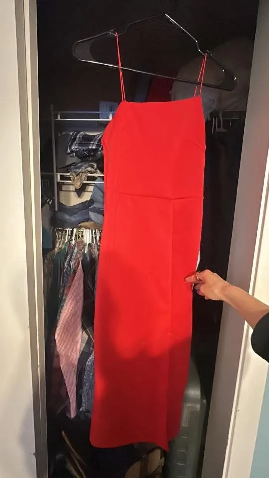 Amazon Red midi dress - Image 2
