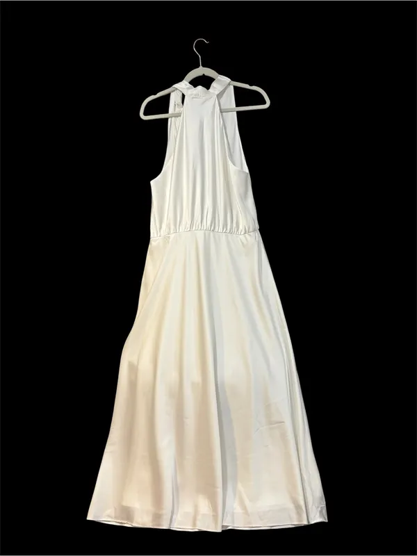 ASTR the Label Jelyn Satin Midi Dress | Ivory | L | NWT - Image 5