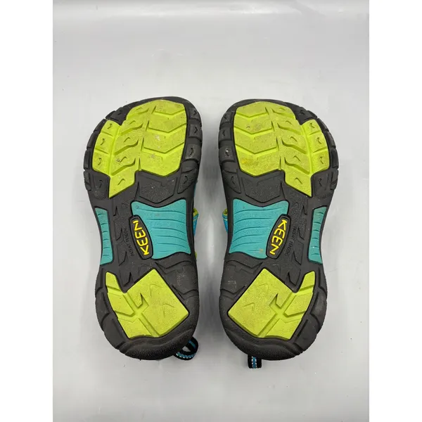 Keen Newport H2 Blue Lime Green Waterproof Sport Sandals Youth 5 - Image 6
