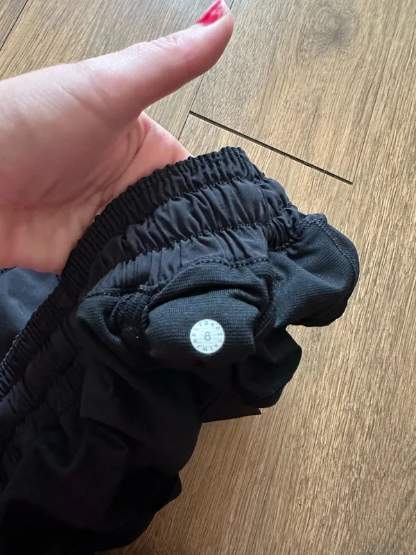 Black Lululemon Shorts Hotty Hot - Image 3