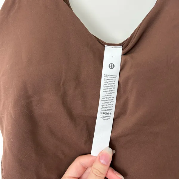 NWT Lululemon align tank in brown size 4 - Image 2