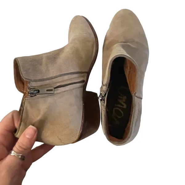 Sam Edelman Women's Size 7.5 Petty Suede Leather Tan Ankle‎ Desert Boots Booties - Image 11