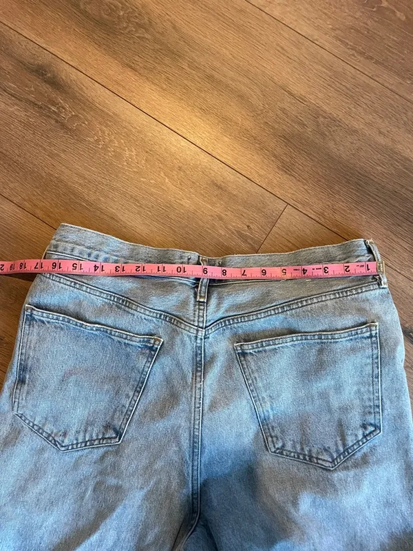 AGOLDE Dame High Rise Wide Leg Jeans- size 32 - Image 8