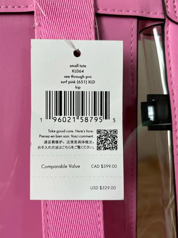 Kate Spade Clear Kip Small Tote - Image 8
