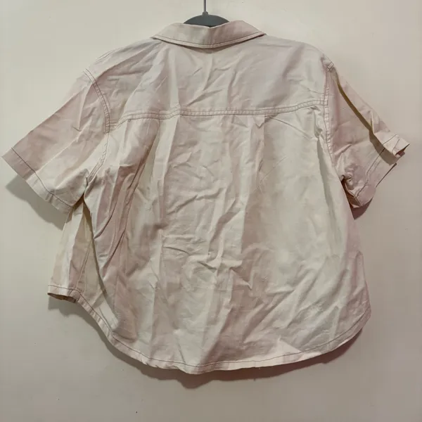 Crop Beige Shirt Tan Size M - Image 7