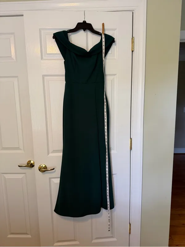 Lulus green formal gown dress XS - Image 10