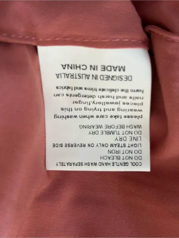 Elliatt Aster Dress Rosewood Pink Bow Shoulder Cocktail Mini Dress Sz M Modern - Image 13