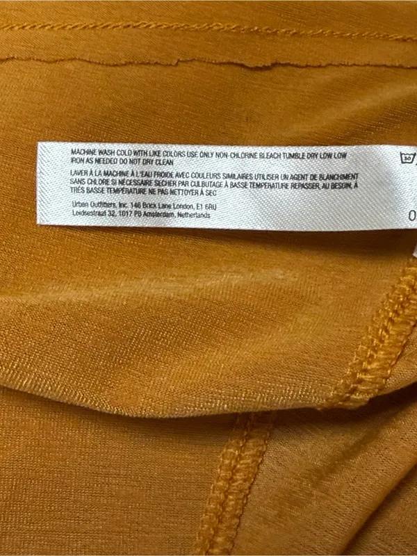 Free People Movement Medium Russet Orange Long Sleeve High Low Workout Top - Image 12