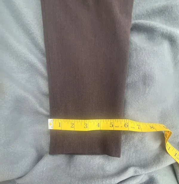 Lauren Ralph Lauren Petite Brown Pull-On Stretch Pants Size 8P - Image 12