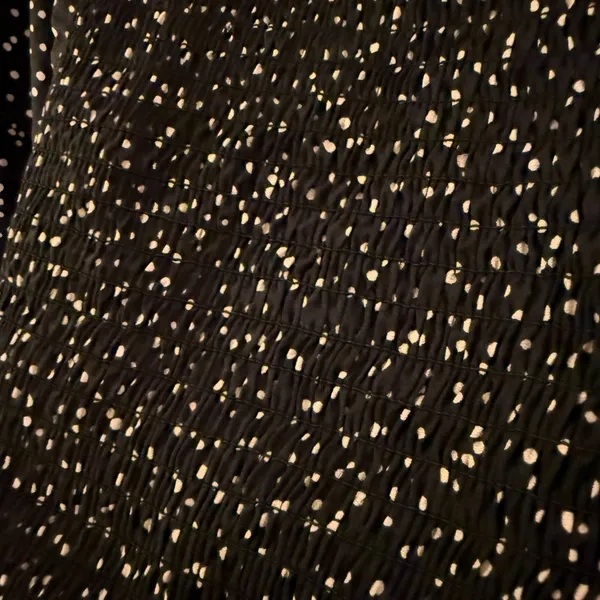Medium Cropped Target Black A New Day Long Sleeve Black Polka Dot Blouse - Image 5