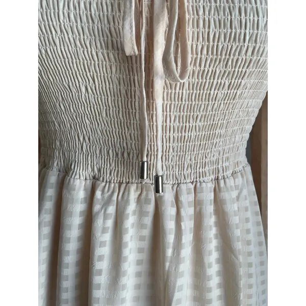 Shein Cottagecore Smocked Midi‎ Dress Sz XS Puff Sleeve Prairie Romantic - Image 8