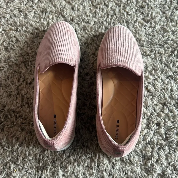 Birdies The Swift Corduroy Slip On Sneakers Women’s Size 9.5 Carnation P… - Image 2