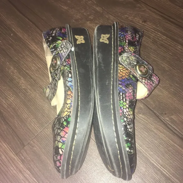 Alegria floral mermaid Mary Jane nursing clogs - Image 5